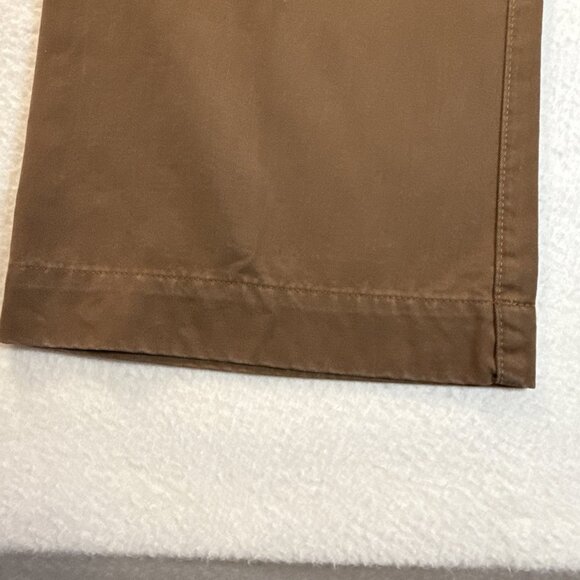 Eddie Bauer Pants Men's 38x32 Brown Classic Fit Casual Thick Cotton Office Work - Picture 4 of 11
